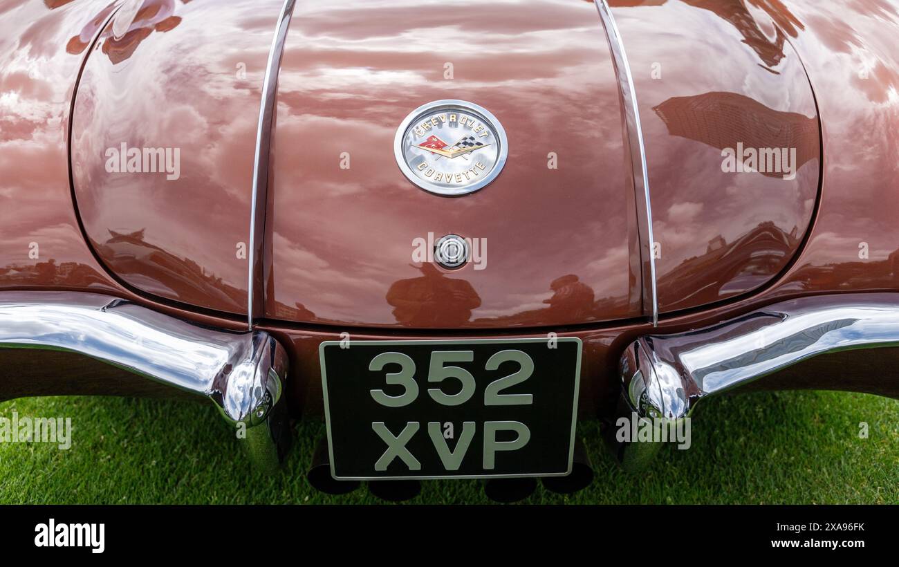 Chevrolet Corvette al London Concours 2024 Foto Stock