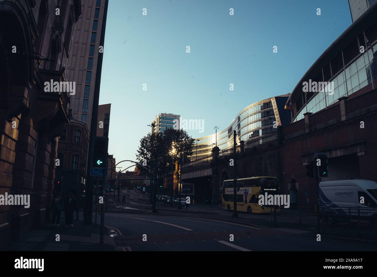 Scena di Manchester Foto Stock