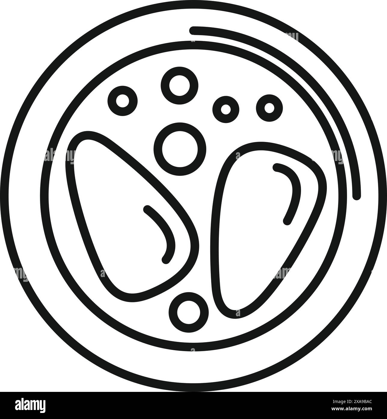 Promuovere abitudini alimentari sane, con particolare attenzione al controllo delle porzioni e alla nutrizione equilibrata Illustrazione Vettoriale