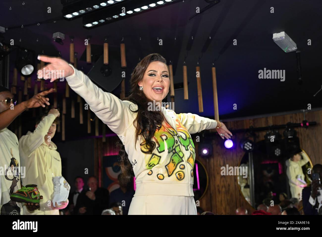 Londra, Regno Unito. 4 giugno 2024. Nina Naustdal creatrice della sfilata London Dondunk al London Dondunk di Nina Naustdal all'Inca di Londra, Regno Unito. Credito: Vedi li/Picture Capital/Alamy Live News Foto Stock
