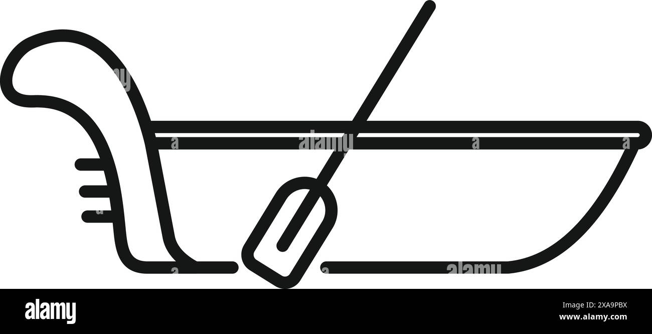 Ti attende un romantico giro in gondola, scivolando attraverso i pittoreschi canali Illustrazione Vettoriale