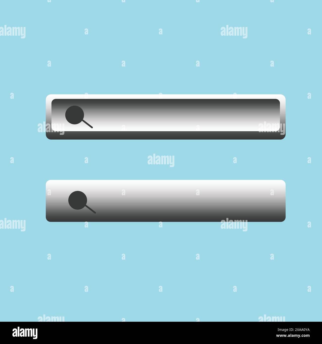 Pulsante icona Cerca Illustrazione Vettoriale