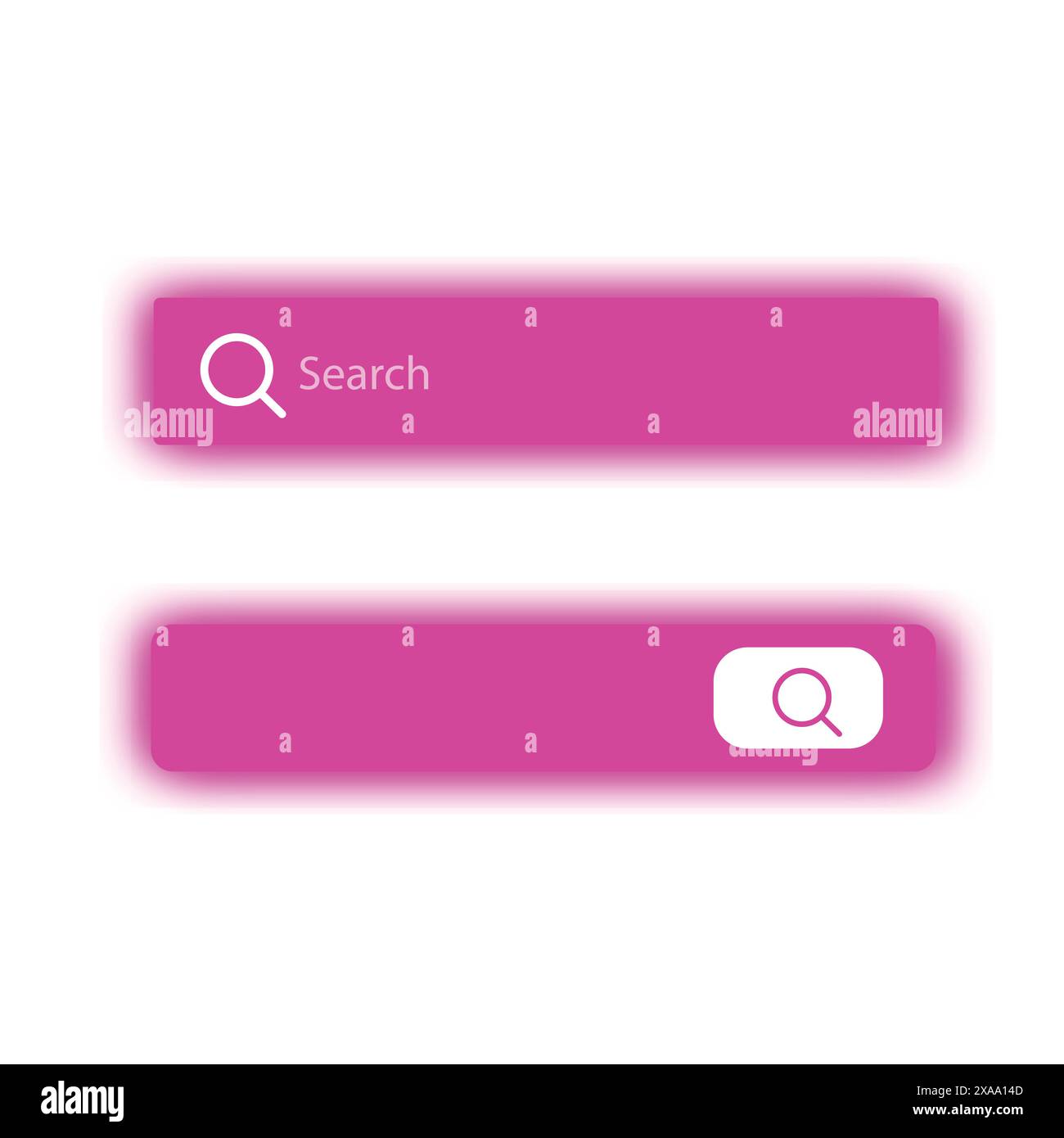 Pulsante icona Cerca Illustrazione Vettoriale