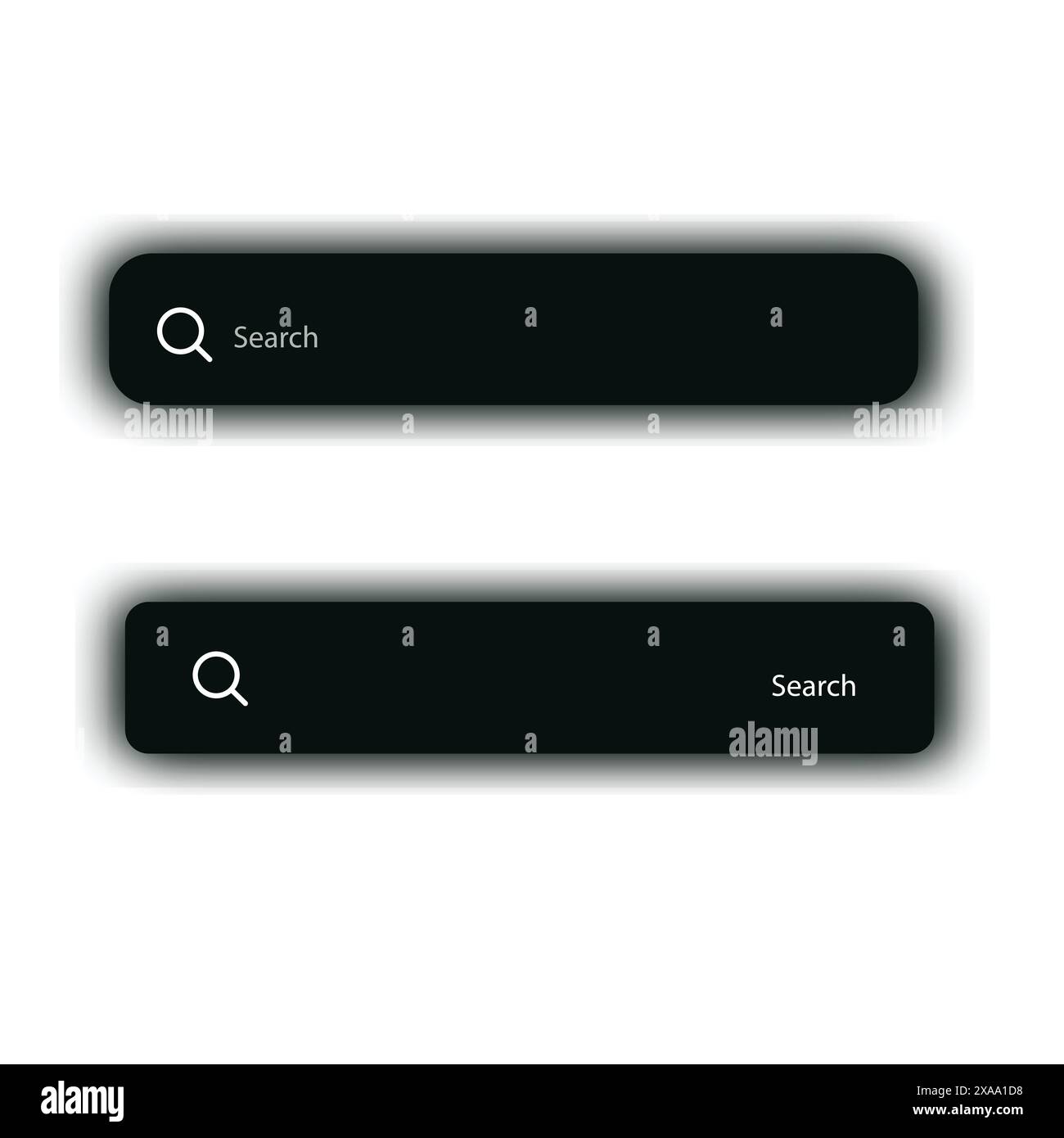 Pulsante icona Cerca Illustrazione Vettoriale