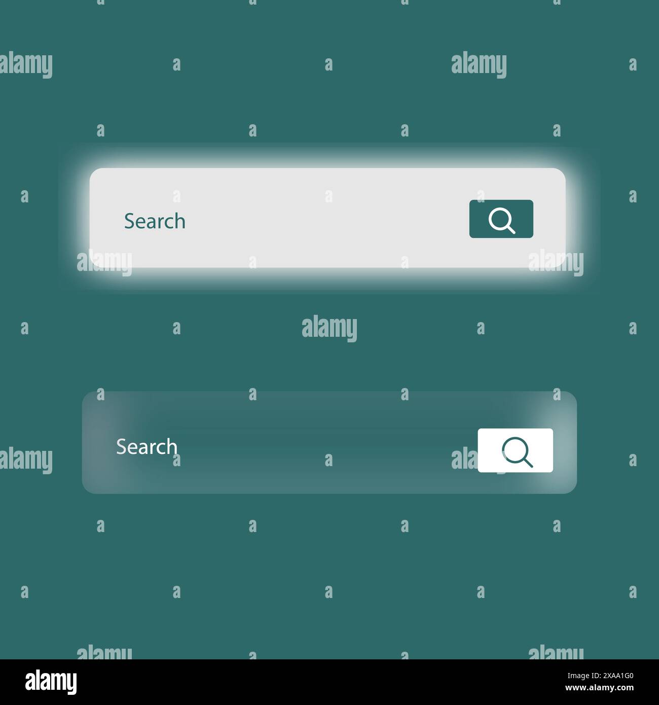 Pulsante icona Cerca Illustrazione Vettoriale