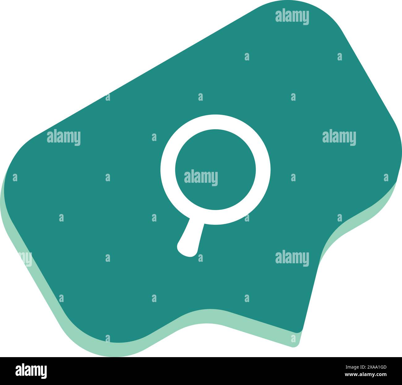 Pulsante icona Cerca Illustrazione Vettoriale