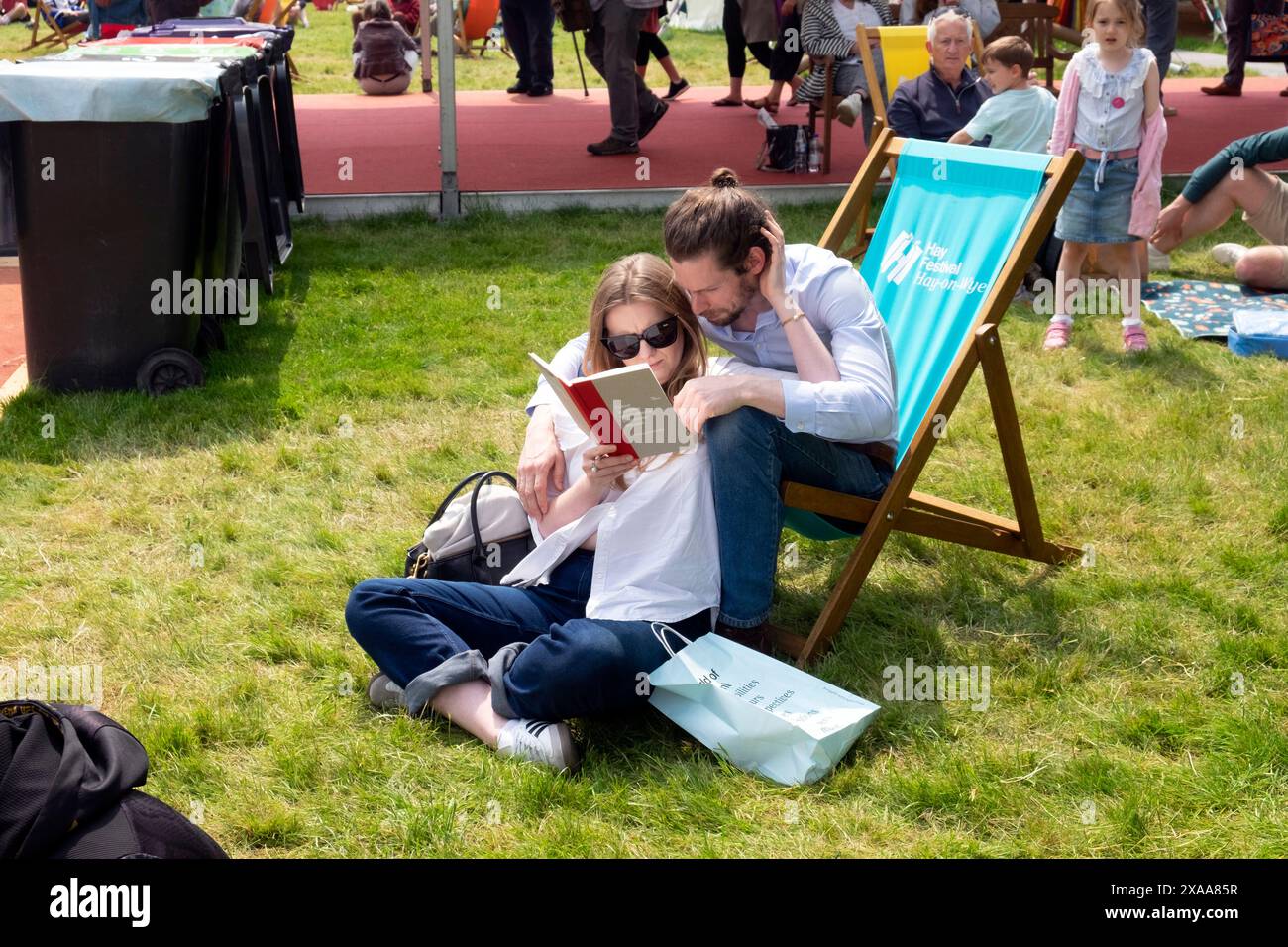 Hay Festival 2024 Hay-on-Wye Galles Regno Unito Gran Bretagna KATHY DEWITT Foto Stock
