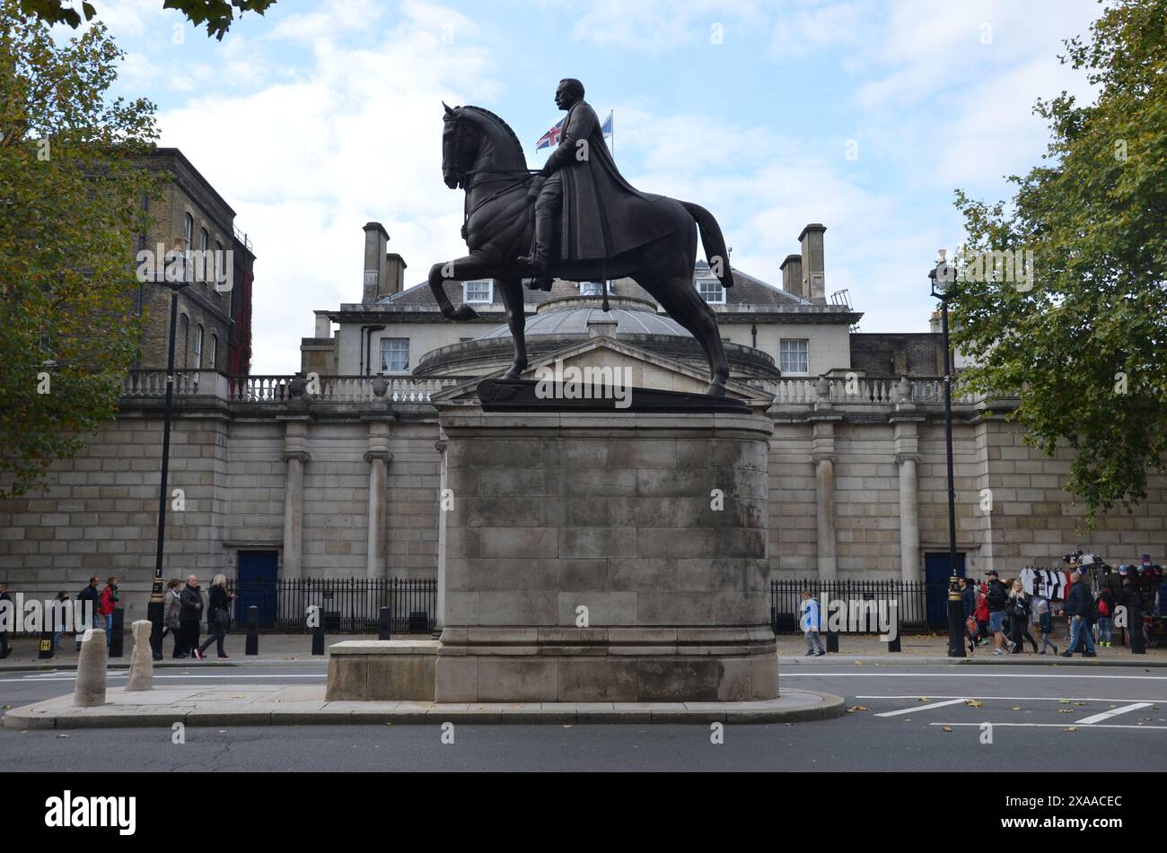 Statua del Field Marshall Haig di fronte alla dover House, Whitehall Foto Stock