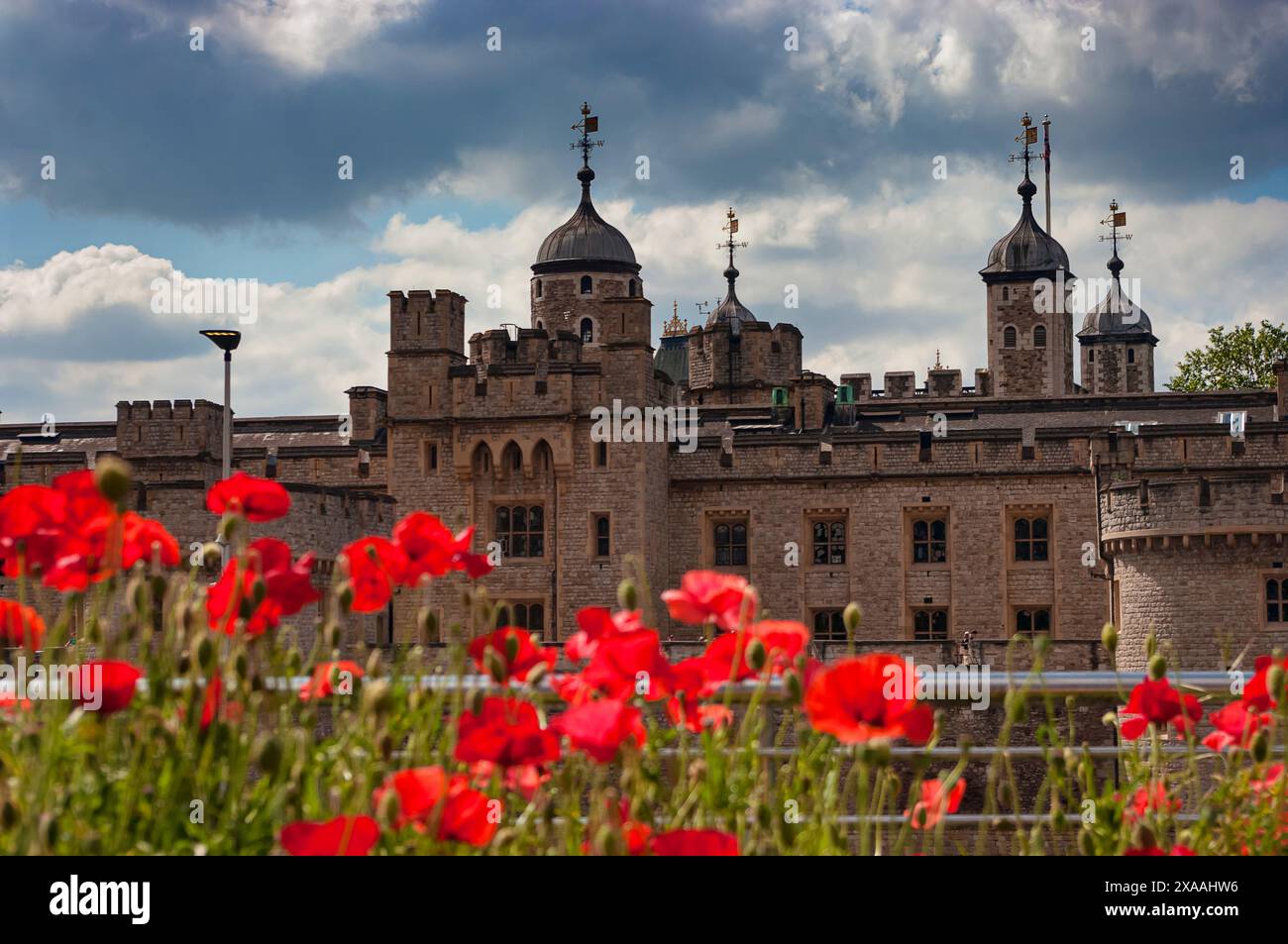 Tower of London Grounds. Foto Stock