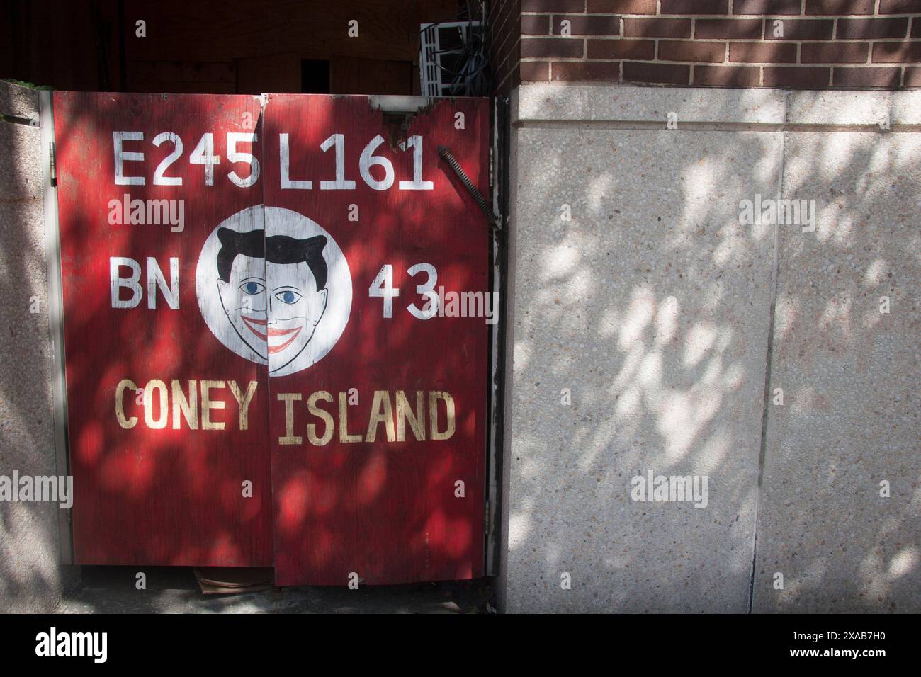Passeggiata sul lungomare di Coney Island a New York Foto Stock