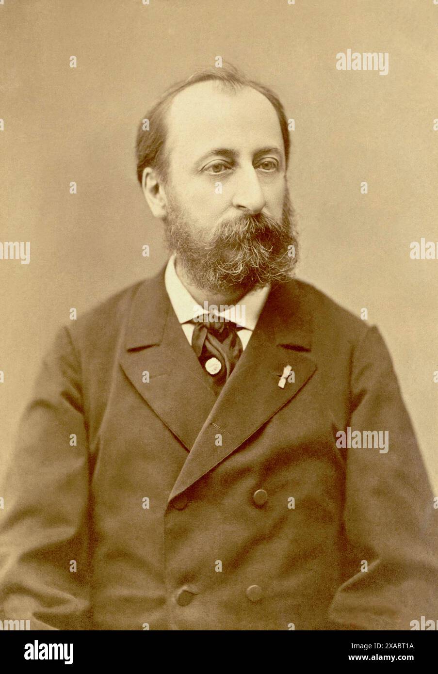 1885 c., Parigi , FRANCIA : il virtuoso d'organo francese , direttore e compositore musicale CAMILLE SAINT SAENS ( Saint-Saens 1835 - 1921 ). Ritratto di EUGENE PIROU ( 1841 - 1909 ), Parigi . - DIRETTORE D'ORCHESTRA - COMPOSITORE - OPERA LIRICA - CLASSICA - RITRATTO - MUSICISTA - MUSICA - PROFILO - BARBA - BARBA - BARBA - CRAVATTA - TIE - STORIA - FOTO STORICHE -- ARCHIVIO GBB Foto Stock