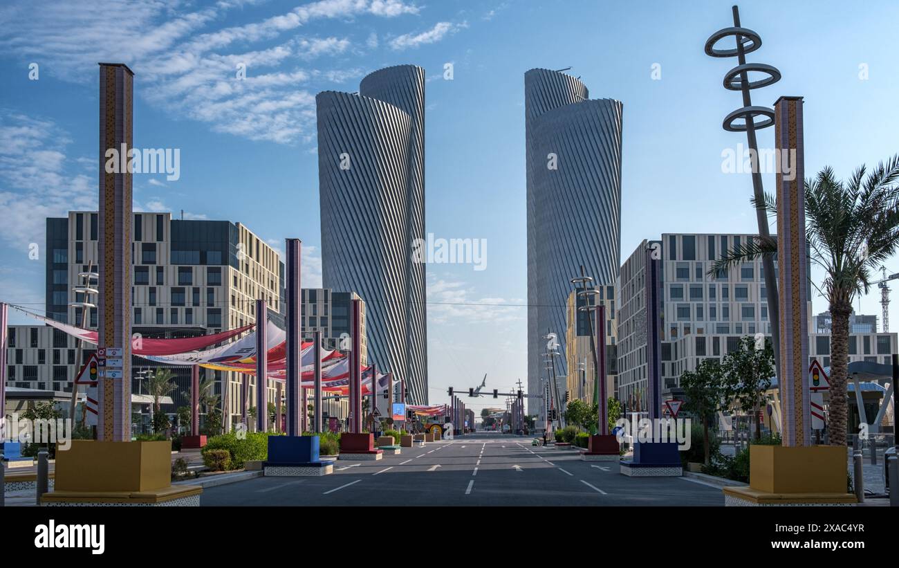 Lusail Boulevard Foto Stock