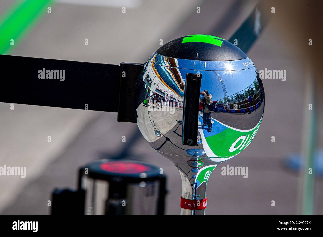 Dettagli pitlane - durante la Formula 1 AWS Grand Prix du Canada 2024, Montreal, Quebec, Canada, dal 6 al 9 giugno - Rounfd 9 di 24 del Campionato del mondo di F1 2024 Foto Stock