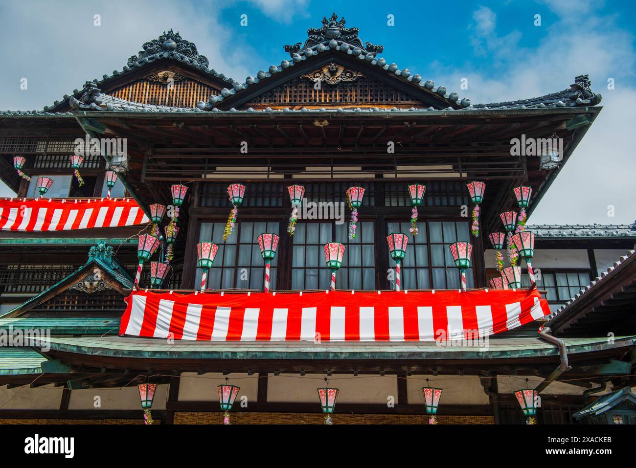 Dogo Onsen Old spa, Matsuyama, Shikoku, Giappone, Asia Copyright: MichaelxRunkel 1184-11687 Foto Stock