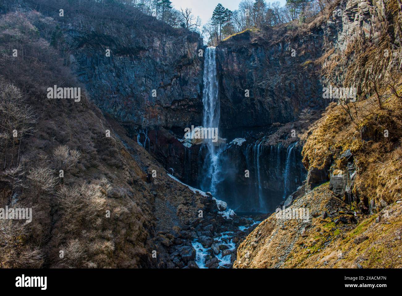 Cascata di Kegon Kegon no taki, patrimonio dell'umanità dell'UNESCO, Nikko, prefettura di Tochigi, Kanto, Honshu, Giappone, Asia Copyright: MichaelxRunkel 1184-11803 Foto Stock