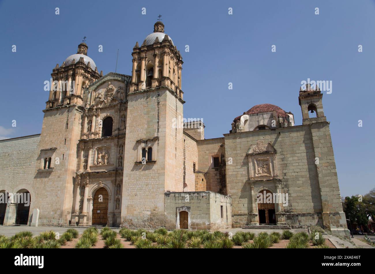 Messico, Oaxaca, città di Oaxaca, Chiesa di Santo Domingo de Guzman, iniziata nel 1570 Foto Stock