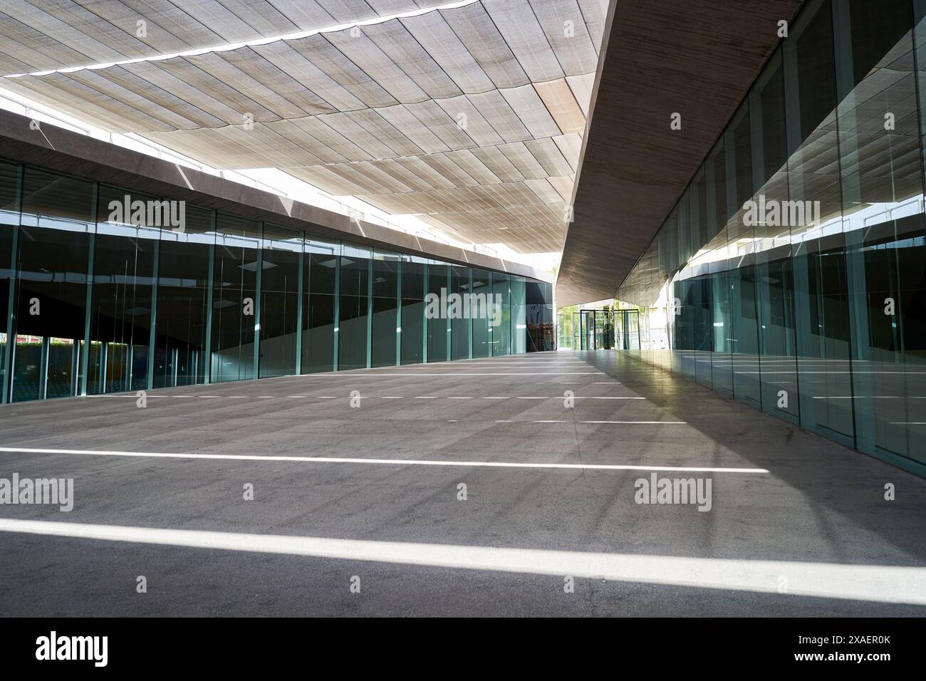 Biblioteca centrale a Santa Curz de Tenerife, Spagna. Foto Stock