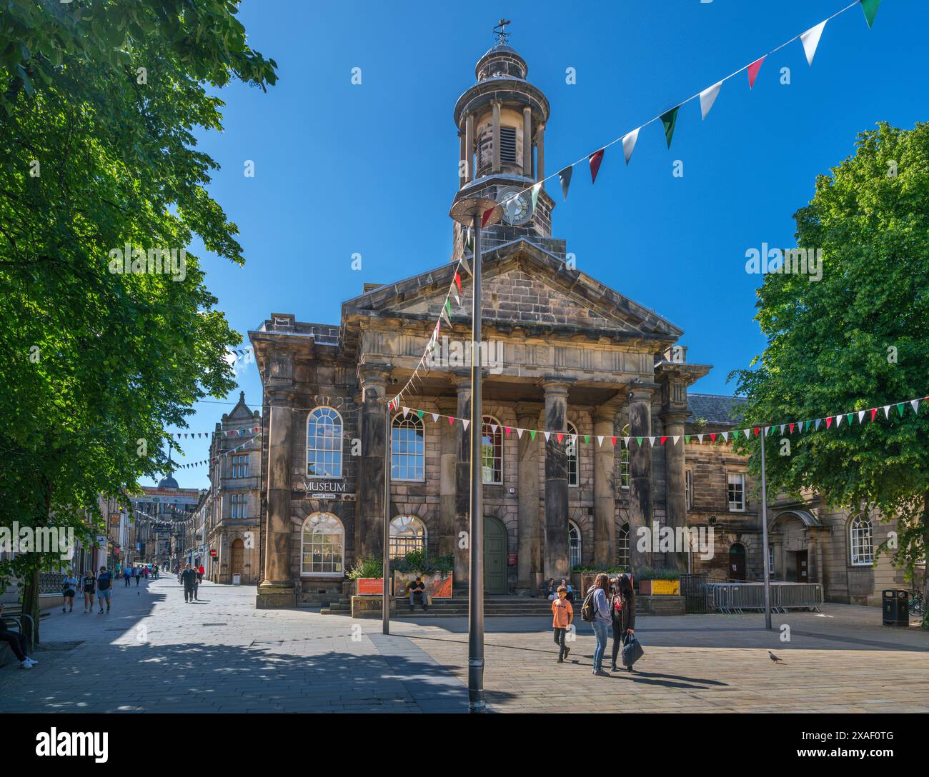 Lancaster City Museum in Market Square nel centro di Lancaster, Lancashire, Regno Unito Foto Stock