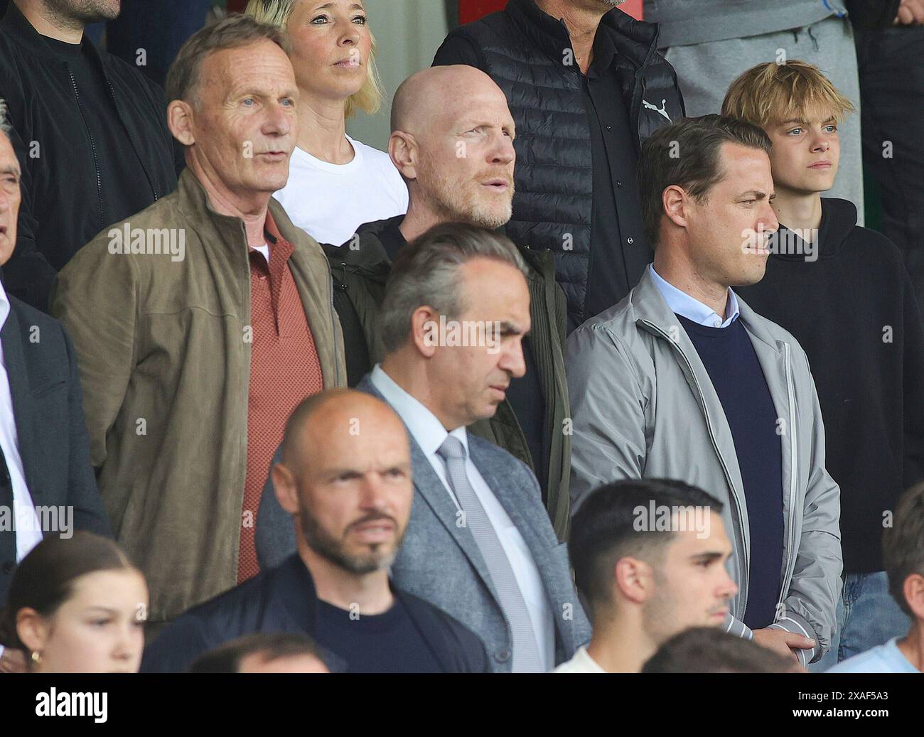 Oberhausen, Germania. 30 maggio 2024. Firo: 30.05.2024, calcio, calcio, gioventù, U19, a-Youth campionato tedesco finale, stagione 2023/2024, A juniores, junior Bundesliga U-19 BVB Borussia Dortmund - U-19 TSG 1899 Hoffenheim sinistra a destra Hans Joachim Witzke, Matthias Sammer con Lars Ricken credito: dpa/Alamy Live News Foto Stock