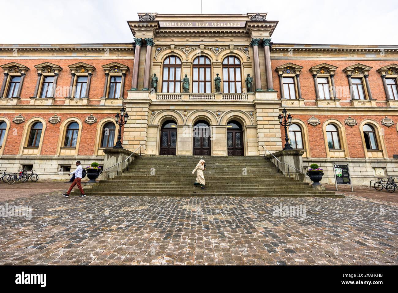 Edificio principale dell'Università di Uppsala, Uppsala, Svezia Foto Stock
