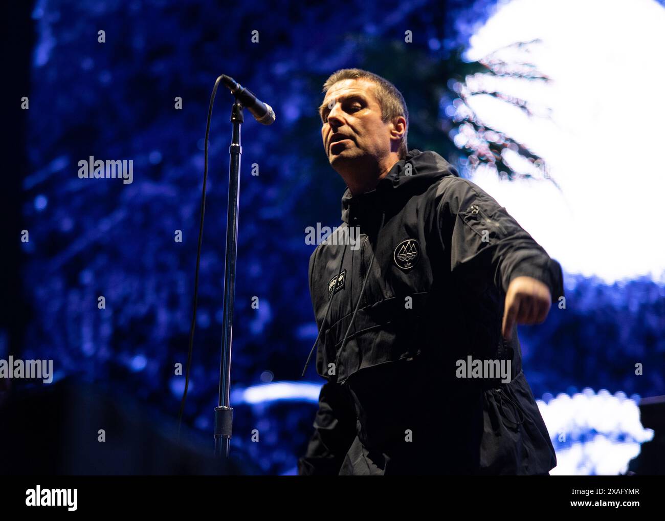 Londra, Regno Unito. 6 giugno 2024. Liam Gallagher festeggia trent'anni di Definitely Maybe all'O2 Arena. Cristina Massei/Alamy notizie in diretta Foto Stock
