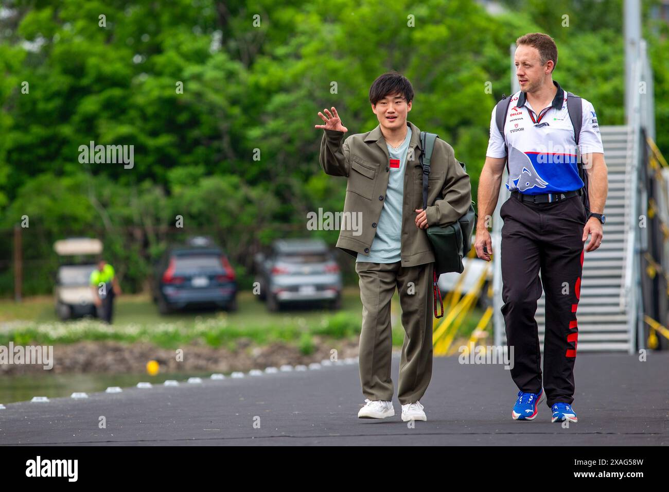 PILOTA durante la Formula 1 AWS Grand Prix du Canada 2024, Montreal, Quebec, Canada, dal 6 al 9 giugno - Rounfd 9 di 24 del Campionato del mondo di F1 2024 Foto Stock