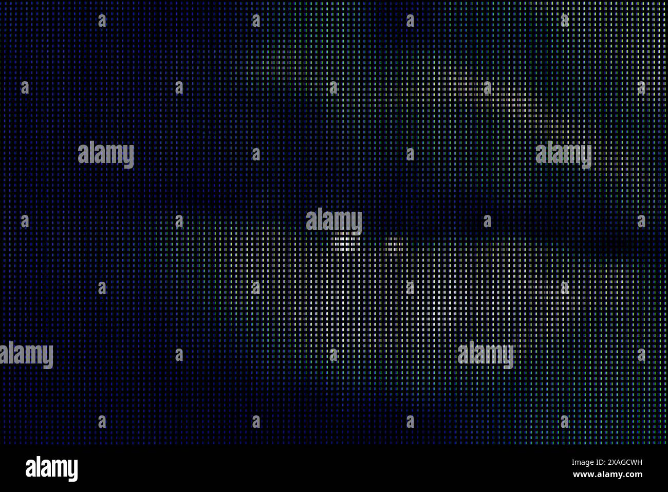 Fotografia macro di un display OLED colorato. Sfondo colorato astratto. Foto Stock