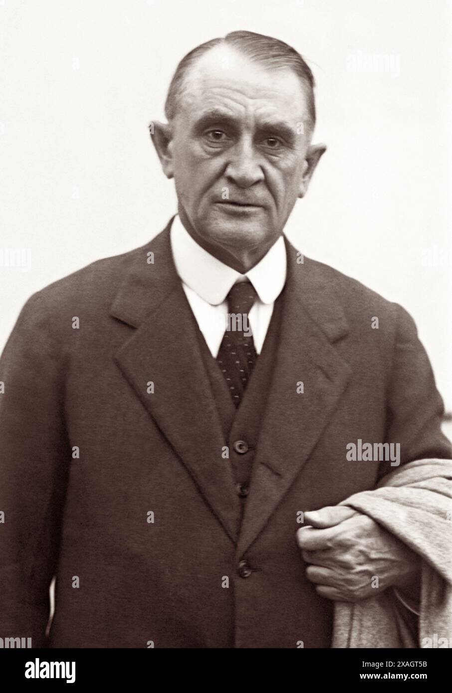 Dr. Charles Horace Mayo (1865-1939), co-fondatore della Mayo Clinic, nell'ottobre 1925. (USA) Foto Stock