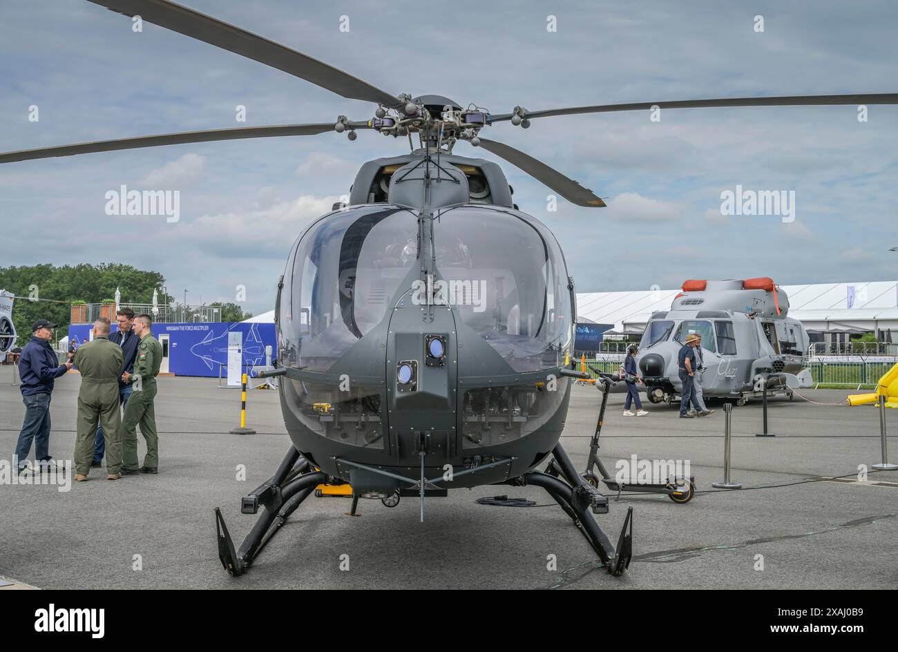 Airbus Helicopter H145M, ILA 2024, International Aerospace Exhibition Berlin, Schoenefeld, Brandeburgo, Germania Foto Stock