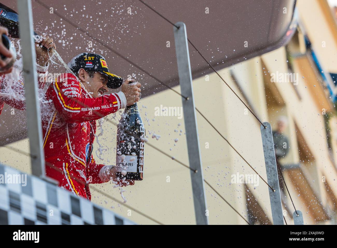 Circuito di Monaco, Monte carlo, Monaco. 26.May.2024; Charles Leclerc di Monaco e Scuderia Ferrari durante il Gran Premio di Formula 1 di Monaco Foto Stock