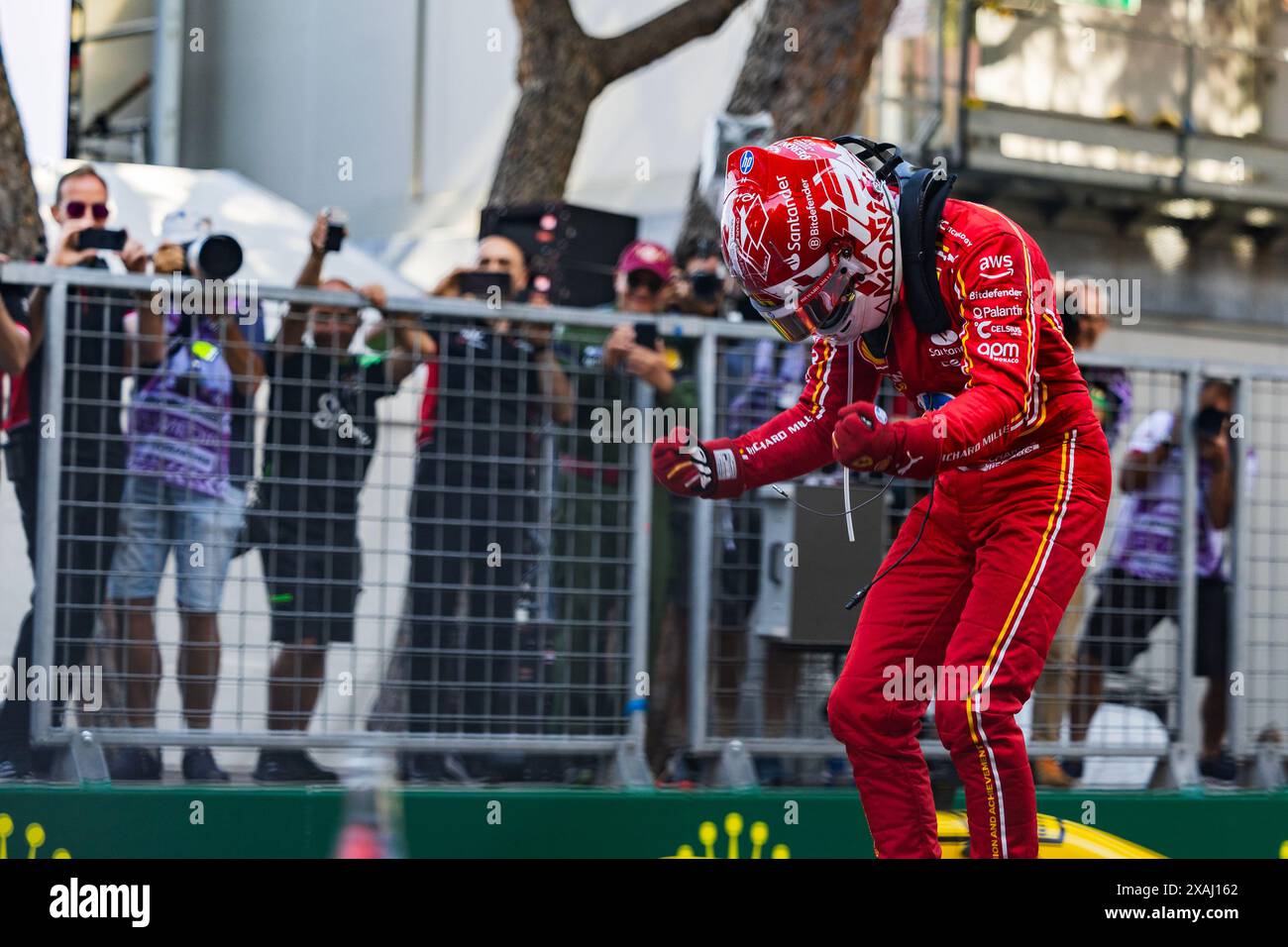 Circuito di Monaco, Monte carlo, Monaco. 26.May.2024; Charles Leclerc di Monaco e Scuderia Ferrari durante il Gran Premio di Formula 1 di Monaco Foto Stock