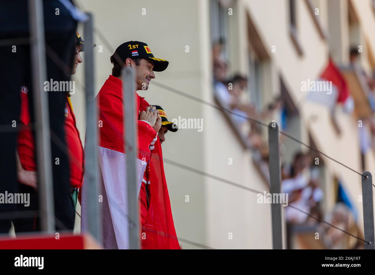 Circuito di Monaco, Monte carlo, Monaco. 26.May.2024; Charles Leclerc di Monaco e Scuderia Ferrari durante il Gran Premio di Formula 1 di Monaco Foto Stock
