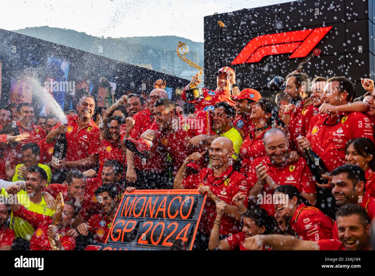 Circuito di Monaco, Monte carlo, Monaco. 26.May.2024; Charles Leclerc di Monaco e Scuderia Ferrari durante il Gran Premio di Formula 1 di Monaco Foto Stock