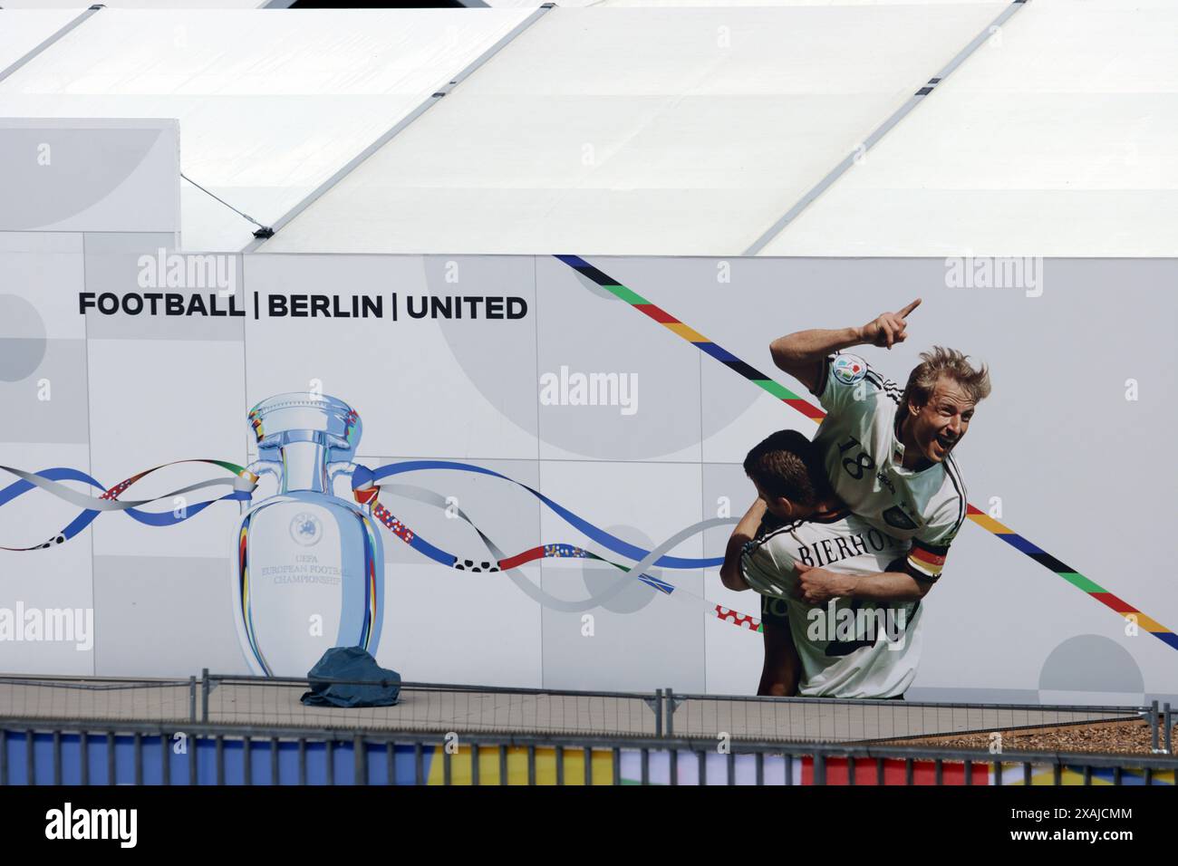 Berlino, Germania. 7 giugno 2024. Foto Open Media Day all'Olympiastadion di Berlino. UEFA Euro 2024 Germania. Foto Stock