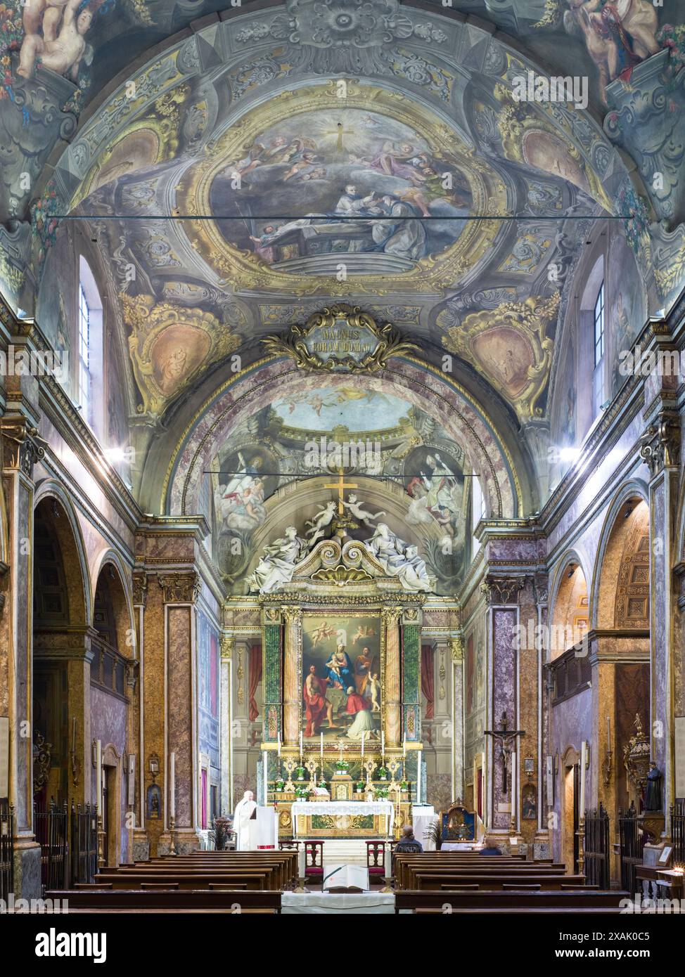 Italia, Bologna, Chiesa di San Giovanni Battista dei Celestini, Chiesa Foto Stock