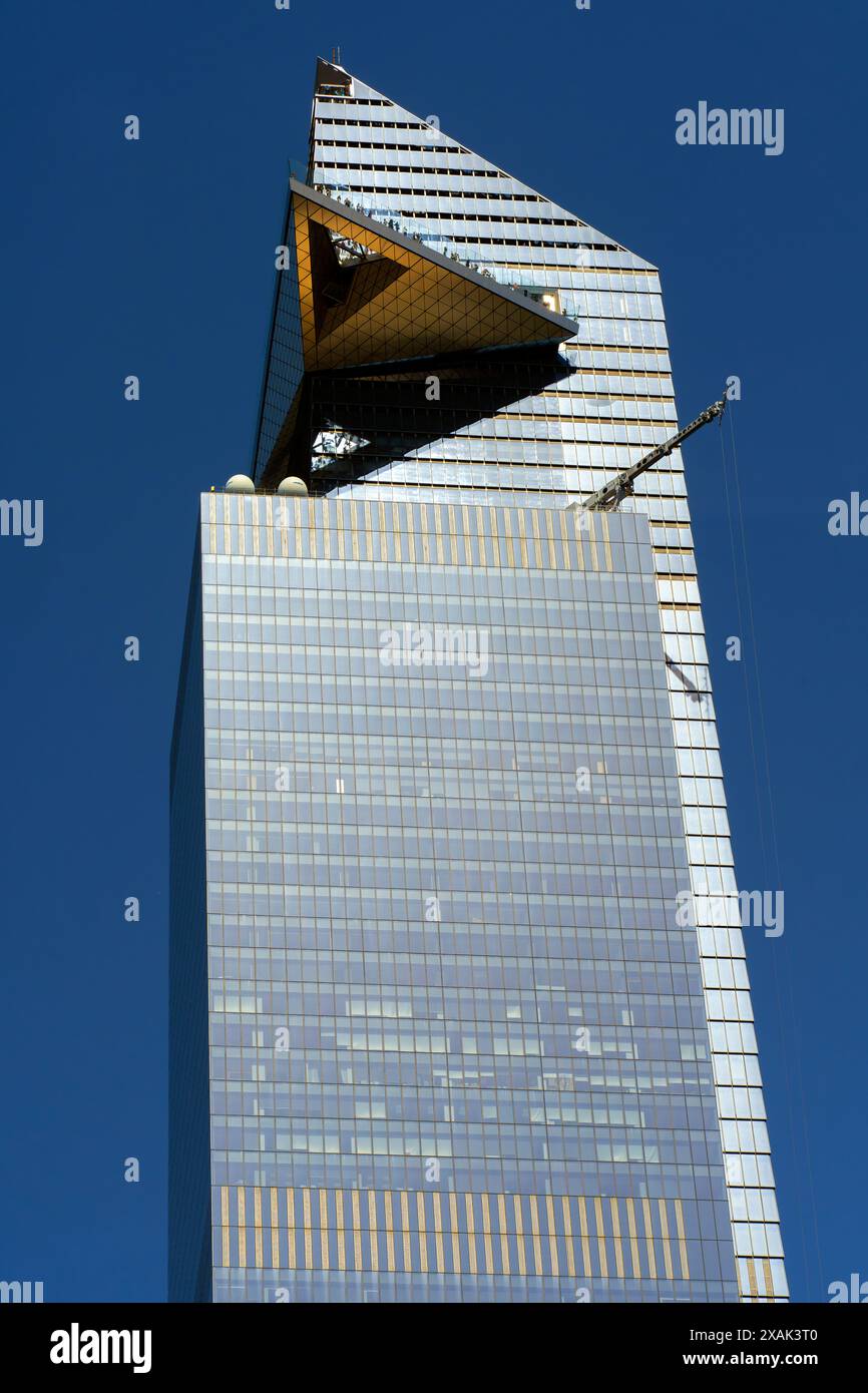 The Edge, Manhattan, New York, Stati Uniti. Le migliori viste da 1100 metri è il punto di osservazione più alto di Manhattan. Foto Stock