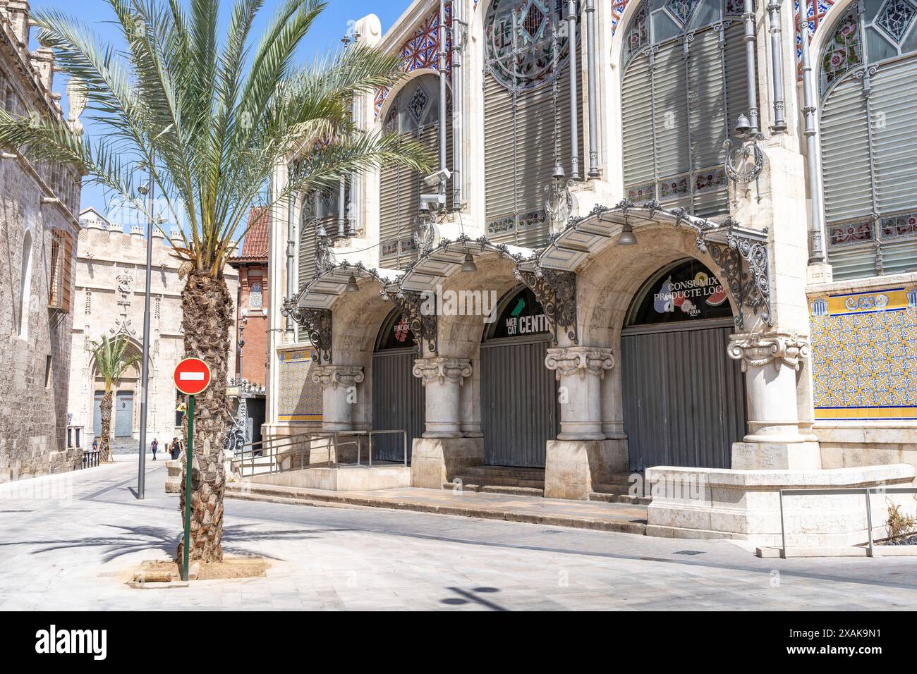 Europa, Spagna, Provincia di Valencia, Valencia, Cuitat Vella, Mercat Central Foto Stock