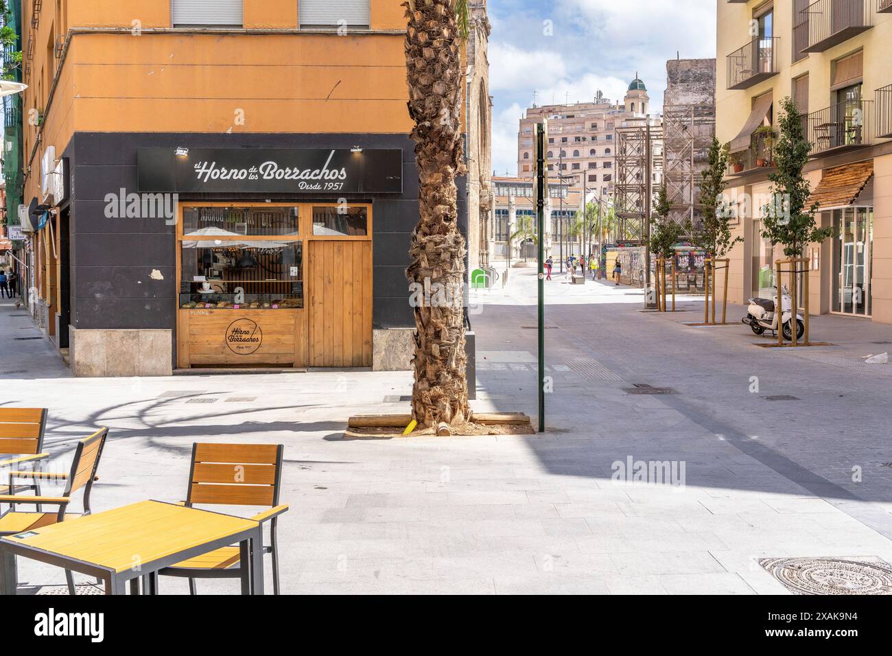Europa, Spagna, Provincia di Valencia, Valencia, scena di strada nel centro di Valencia Foto Stock