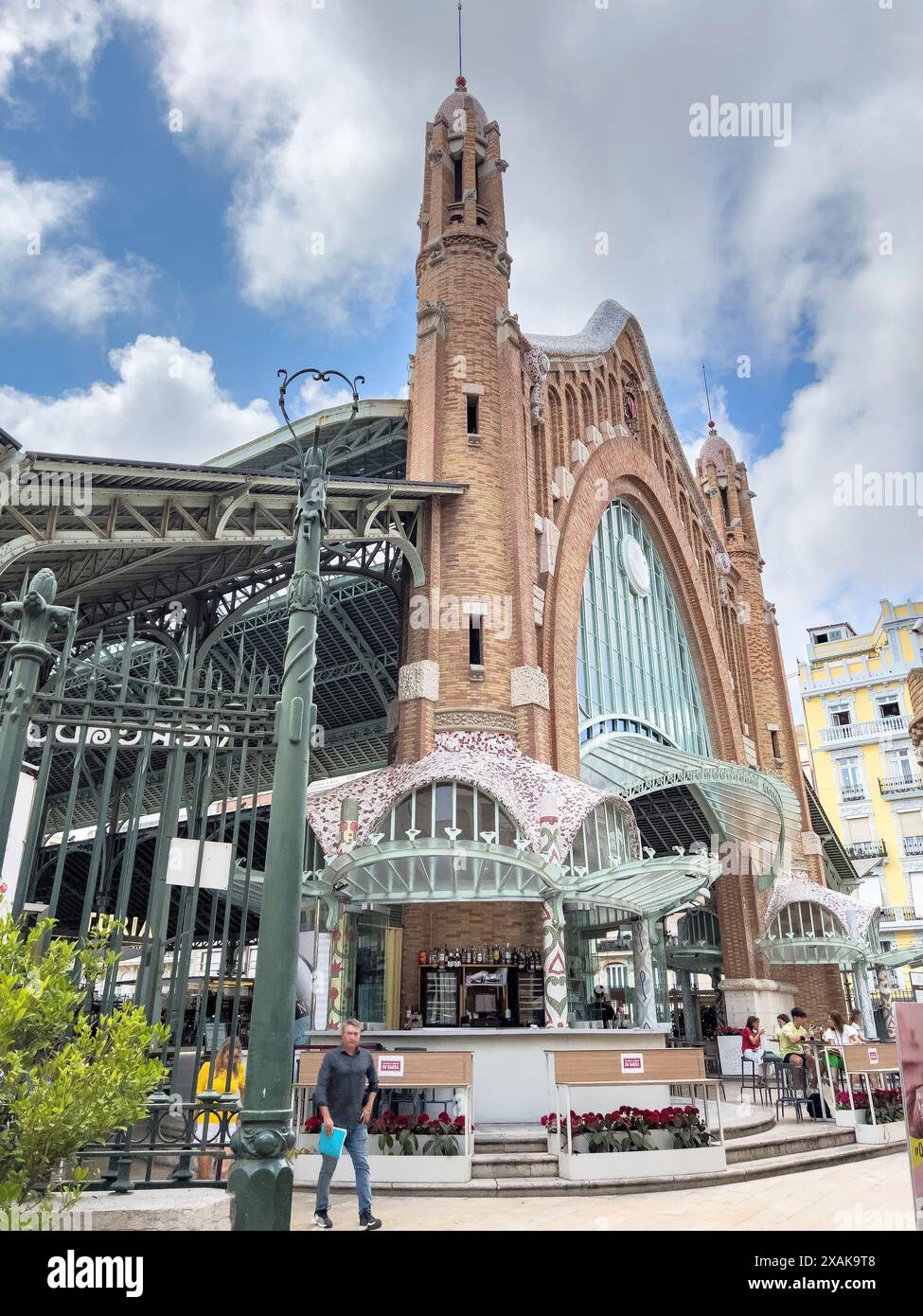 Europa, Spagna, Provincia di Valencia, Valencia, Eixample, Mercat de Colon Foto Stock