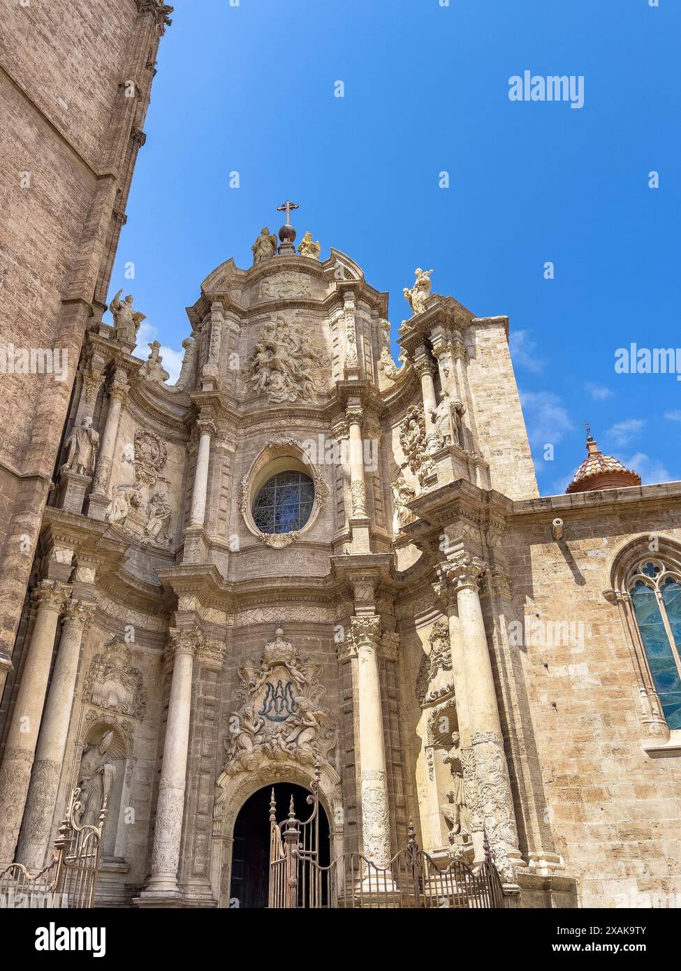 Europa, Spagna, Provincia di Valencia, Valencia, Cuitat Vella, cattedrale di Valencia Foto Stock