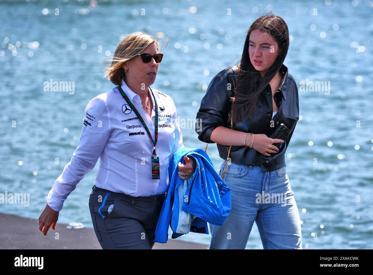 Montreal, Canada. 7 giugno 2024. Williams Racing. Campionato del mondo di Formula 1, Rd 9, Gran Premio del Canada, venerdì 7 giugno 2024. Montreal, Canada. Crediti: James Moy/Alamy Live News Foto Stock