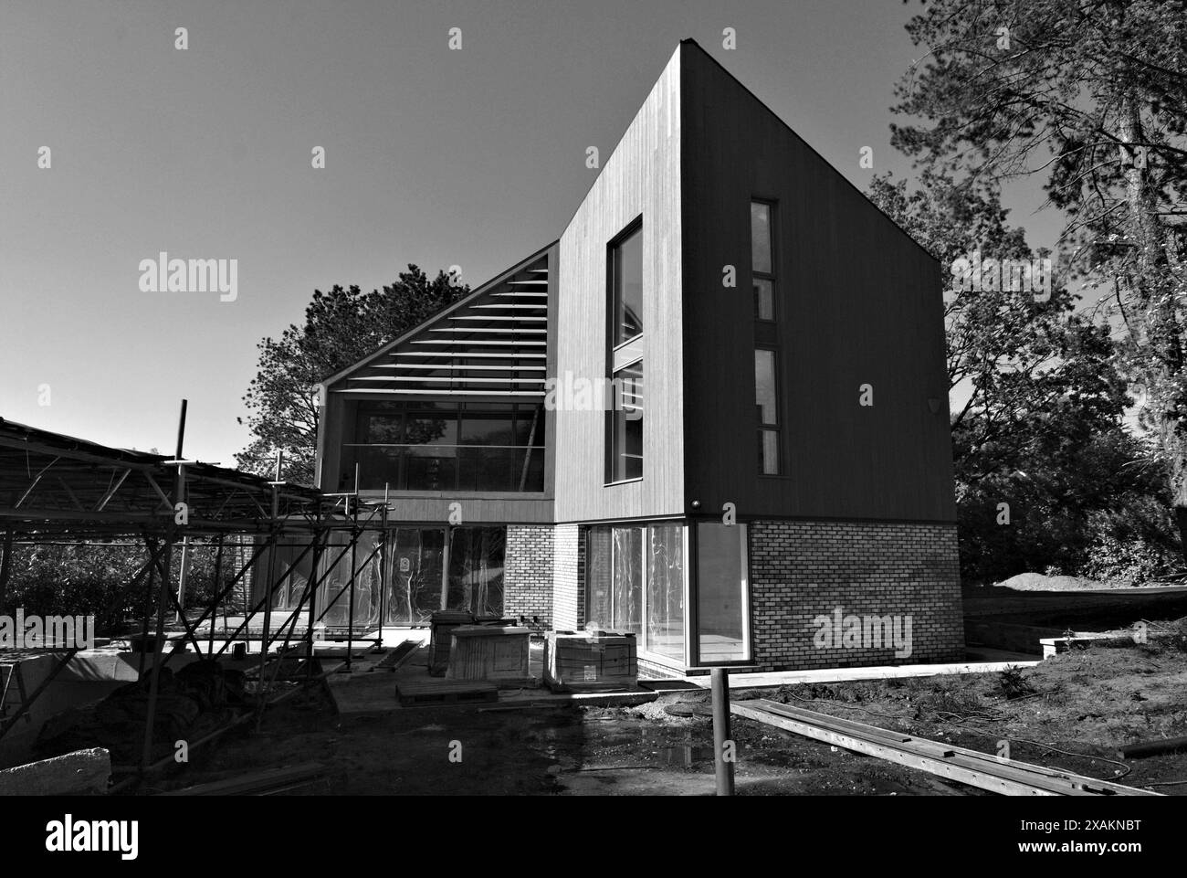 Waterbank, Prestbury, Cheshire - alloggi in costruzione. Foto Stock