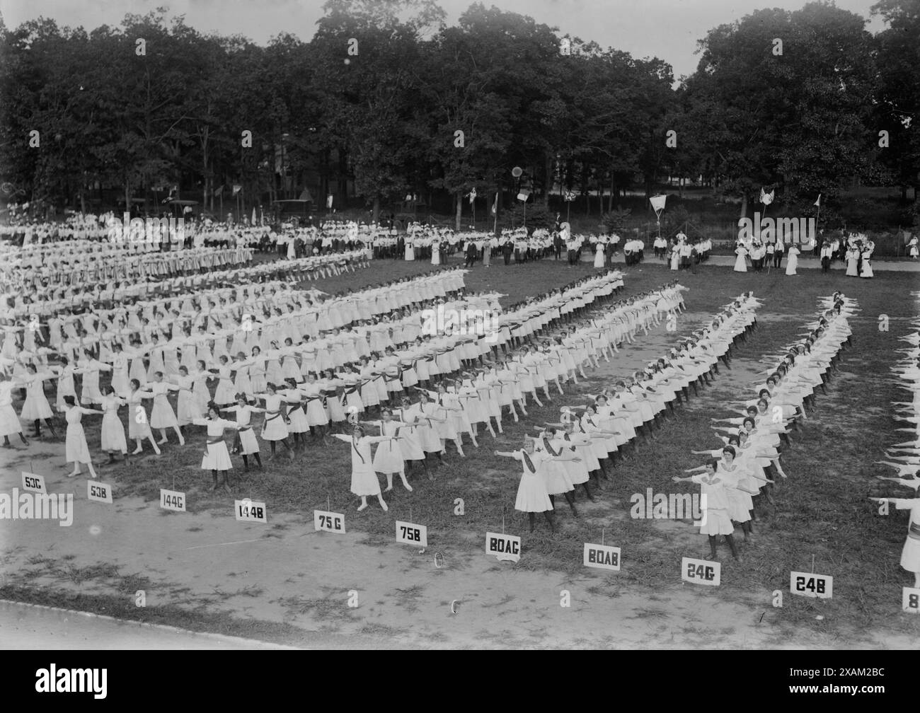 Brooklyn Children's Field Day, tra il c1910 e il c1915. Foto Stock Brooklyn Children's Field Day, tra il c1910 e il c1915. Foto Stock