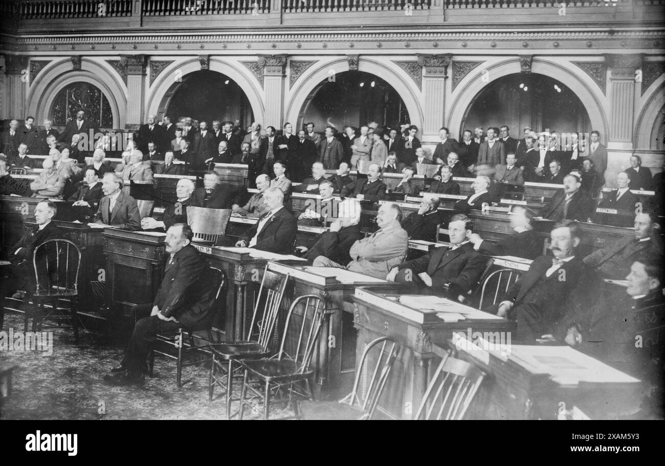 Col. Udienza legislativa Gov. Ammon, 1914. Foto Stock