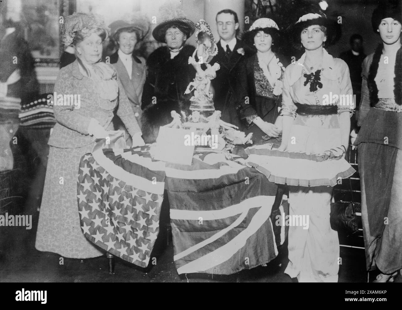 Londra -- Women's Patriotic Aerial League, tra c1910 e c1915. Foto Stock