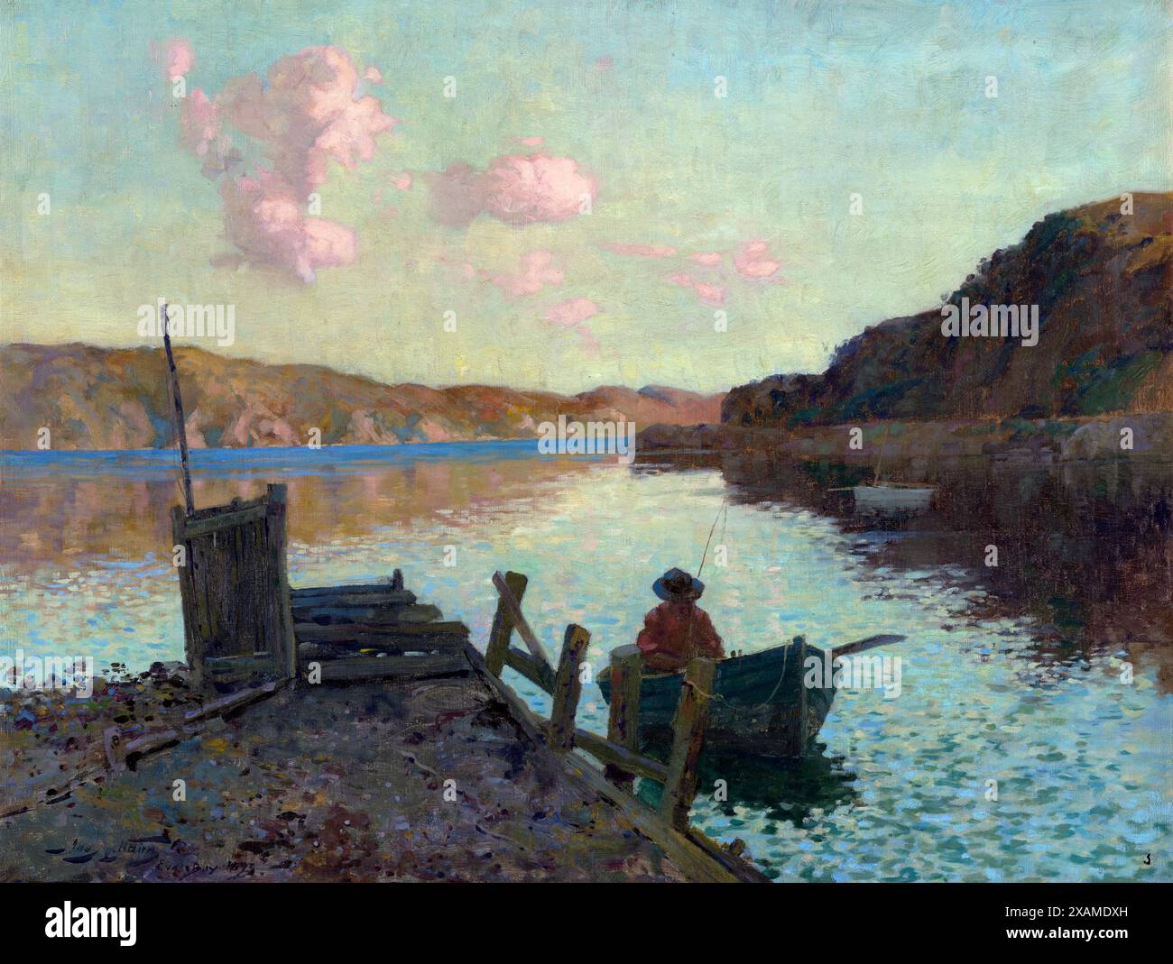 Evans Bay, 1893 anni. Foto Stock
