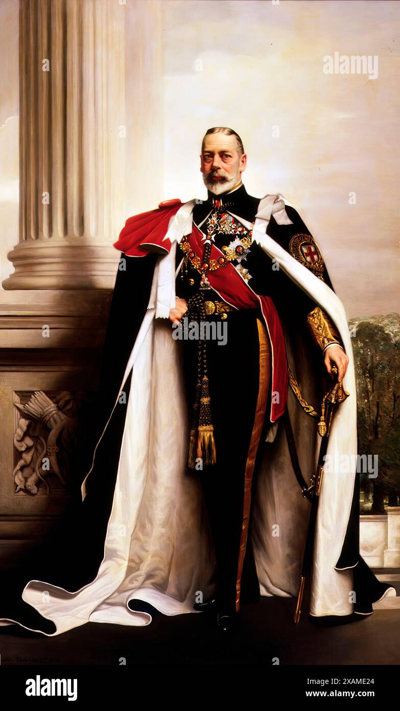 Sua Maestà Re Giorgio V, 1934-1935. Foto Stock