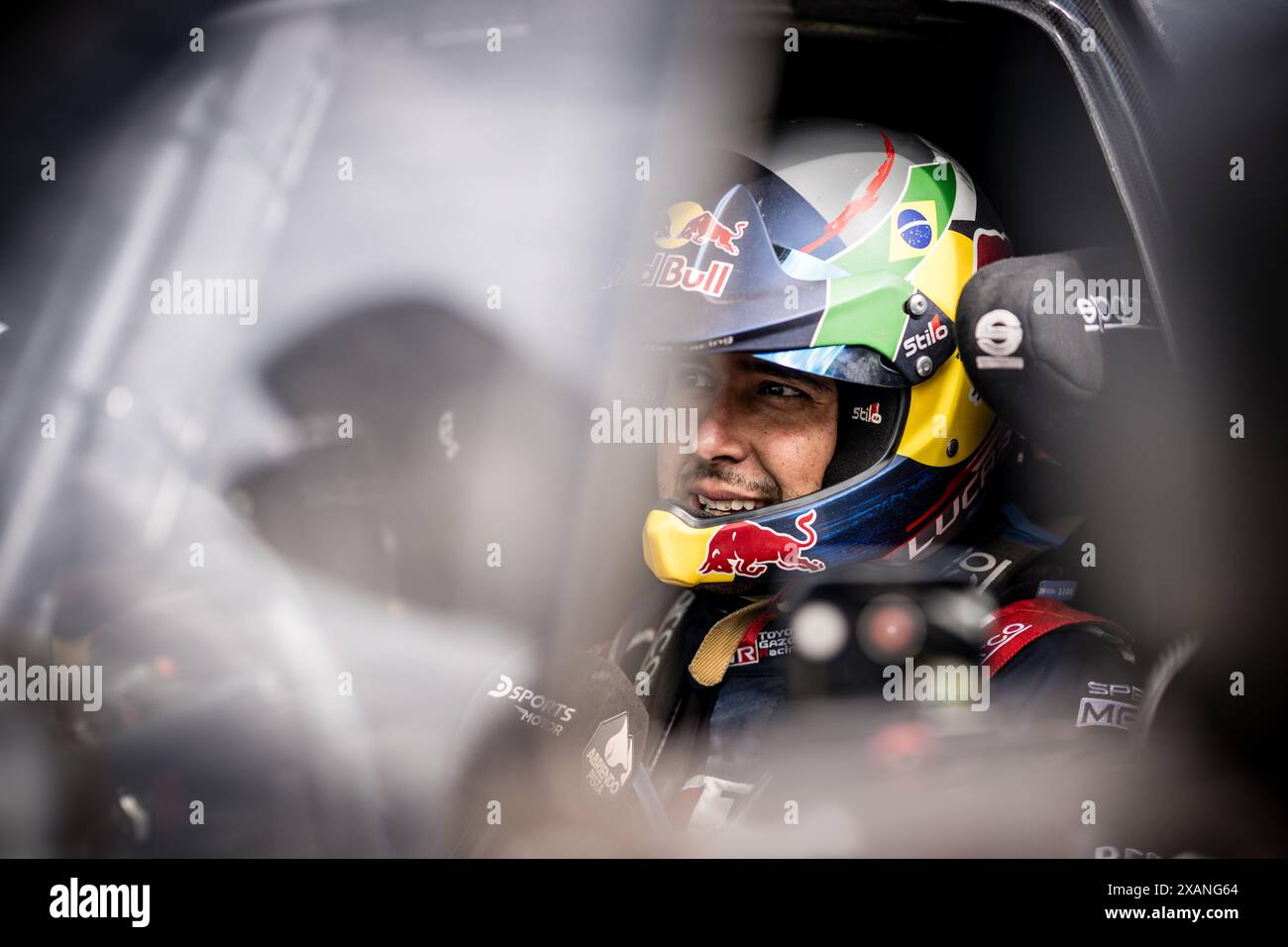 MORAES Lucas (bra), Toyota Gazoo Racing, Toyota GR DKR Hilux, FIA W2RC, Ultimate, ritratto durante la fase 5 della 2024 Desafio Ruta 40, il 7 giugno 2024 tra la Rioja e Córdoba, Argentina - Photo EdoBauer Photography/DPPI Credit: DPPI Media/Alamy Live News Foto Stock