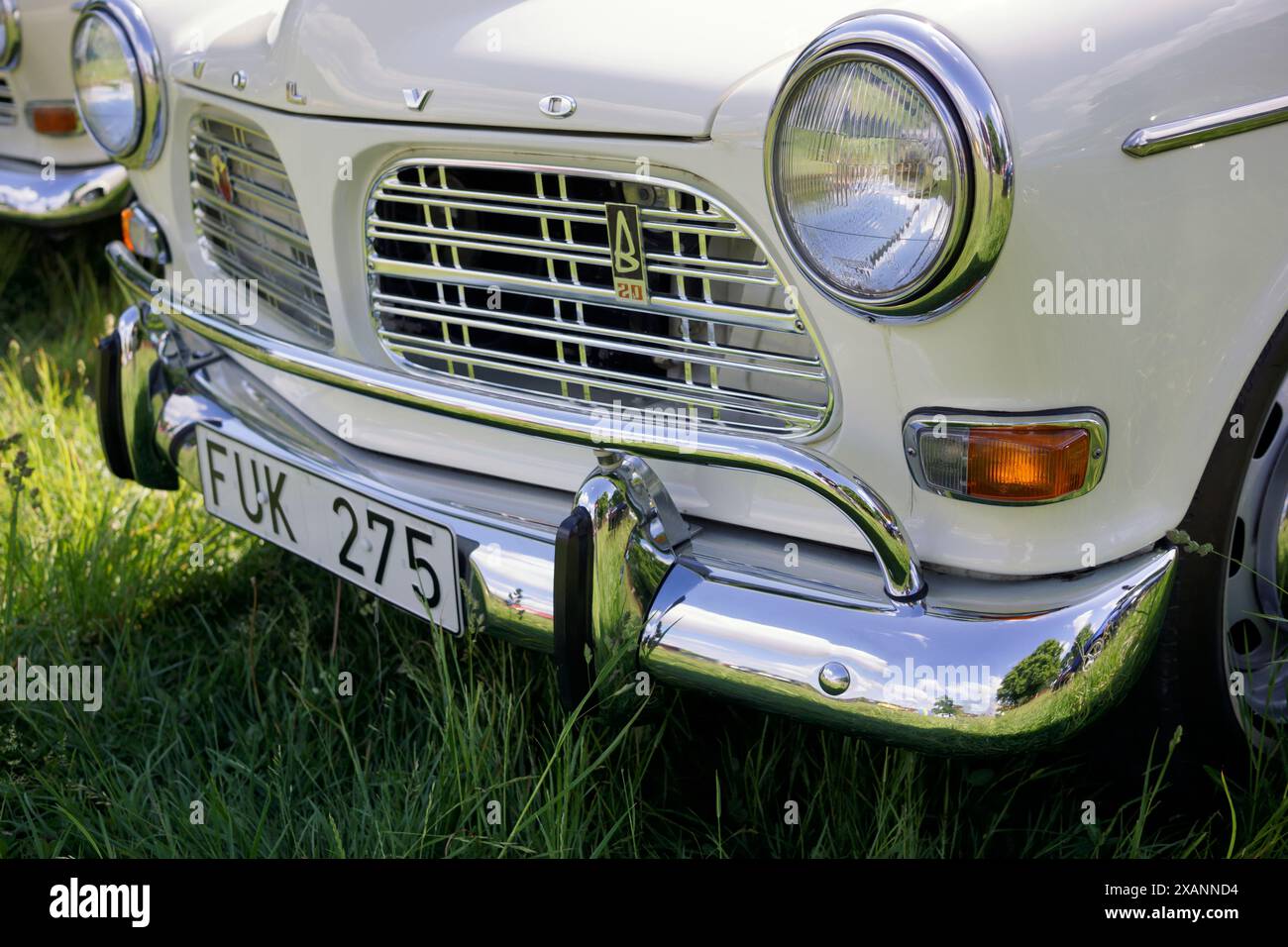 La parte anteriore della Volvo Amazon auto Foto Stock