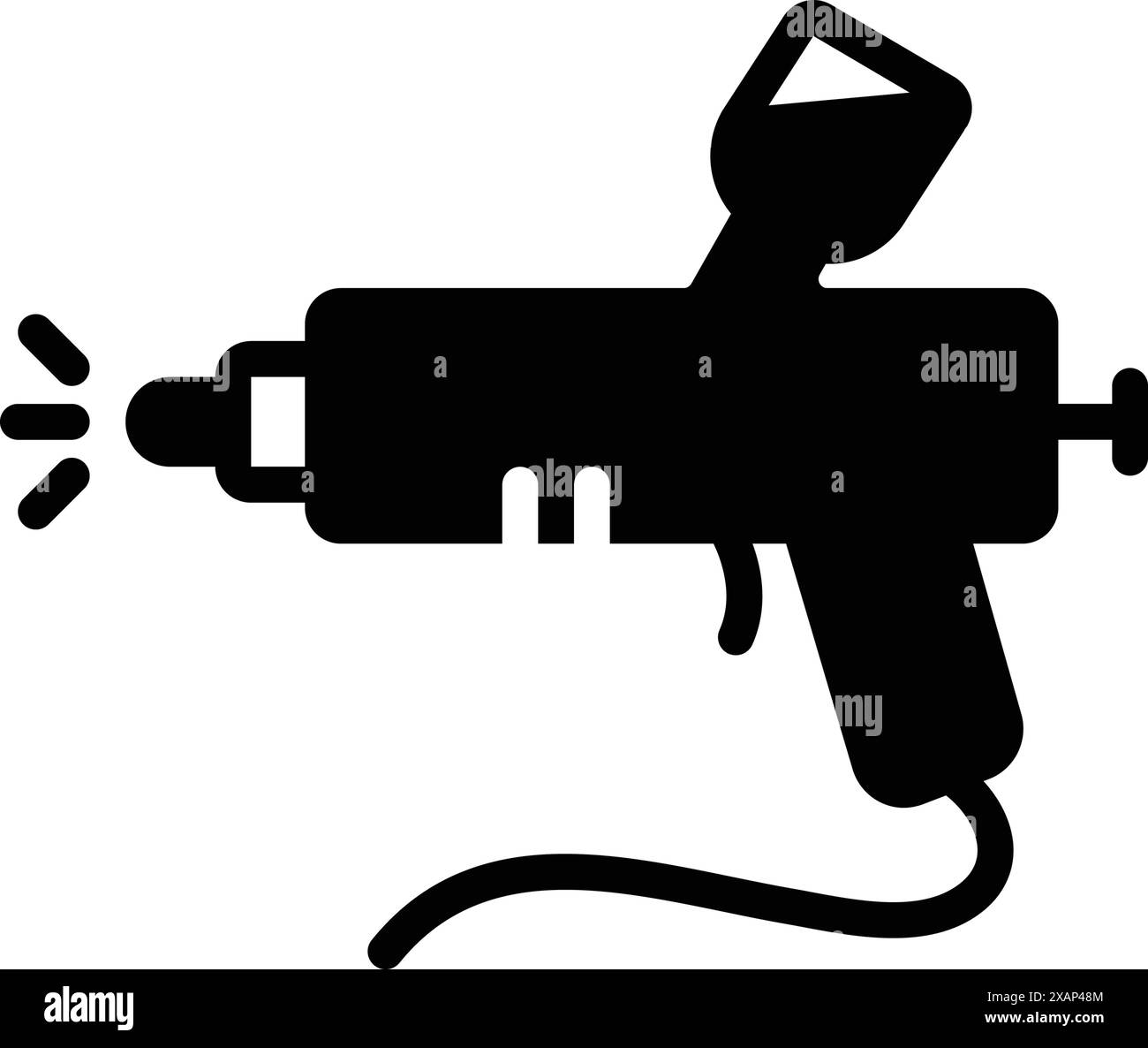 Icona per pistola a spruzzo, spray Illustrazione Vettoriale